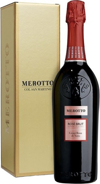 Merotto, Grani Rosa di Nero, Rose, Brut, gift box | Меротто, Грани Роза ди Неро, Розе, Брют, п.у.