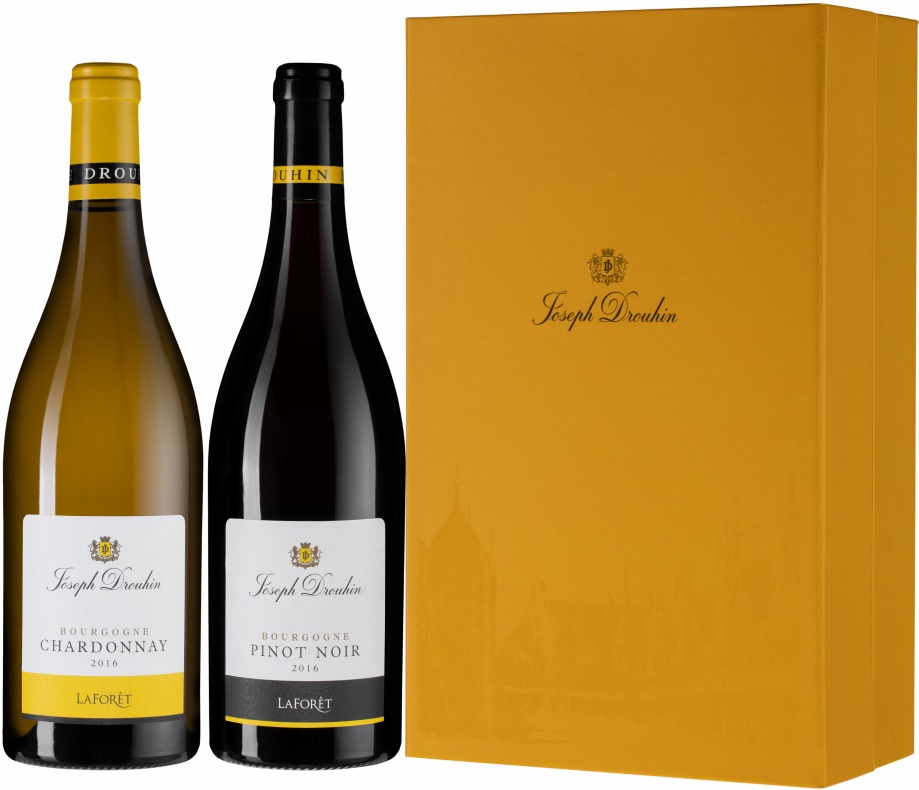 Купить Joseph Drouhin Laforet Bourgogne Chardonnay & Pinot Noir, set в Москве