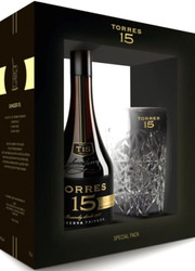 Torres 15, Reserva Privada, gift box with glass | Торрес 15, Ресерва Привада, п.у. со стаканом