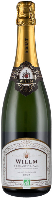 Willm, Cremant d`Alsace, Brut, BIO