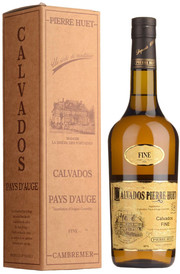 Calvados Pierre Huet, Fine Pays d’Auge, gift box | Кальвадос Пьер Юэ, Фин Пэи д’Ож, п.у.