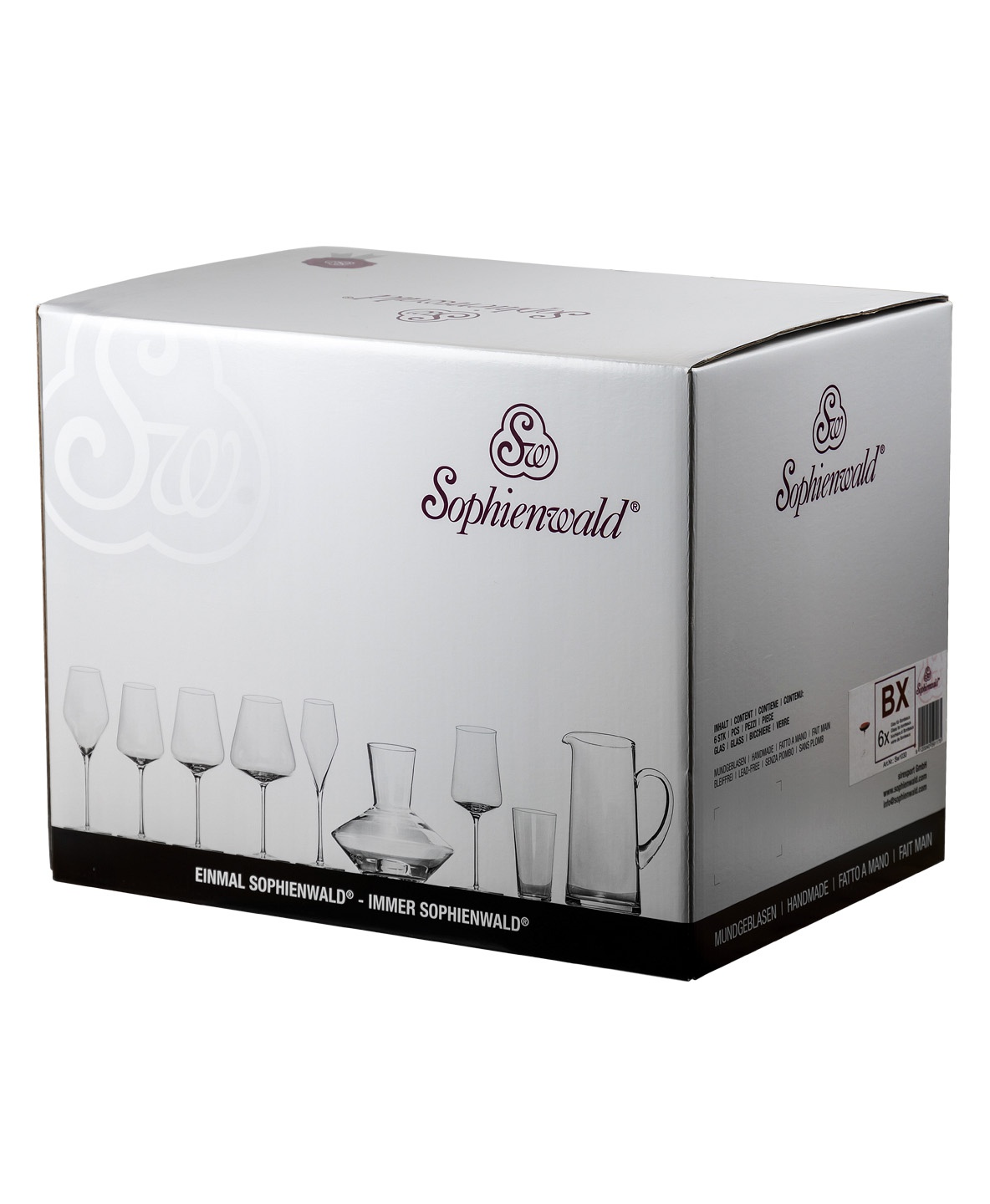 Sophienwald, Grand Cru Bordeaux, Set of 6 pcs | Софиенвальд, Гран Крю Бордо, Набор из 6 шт