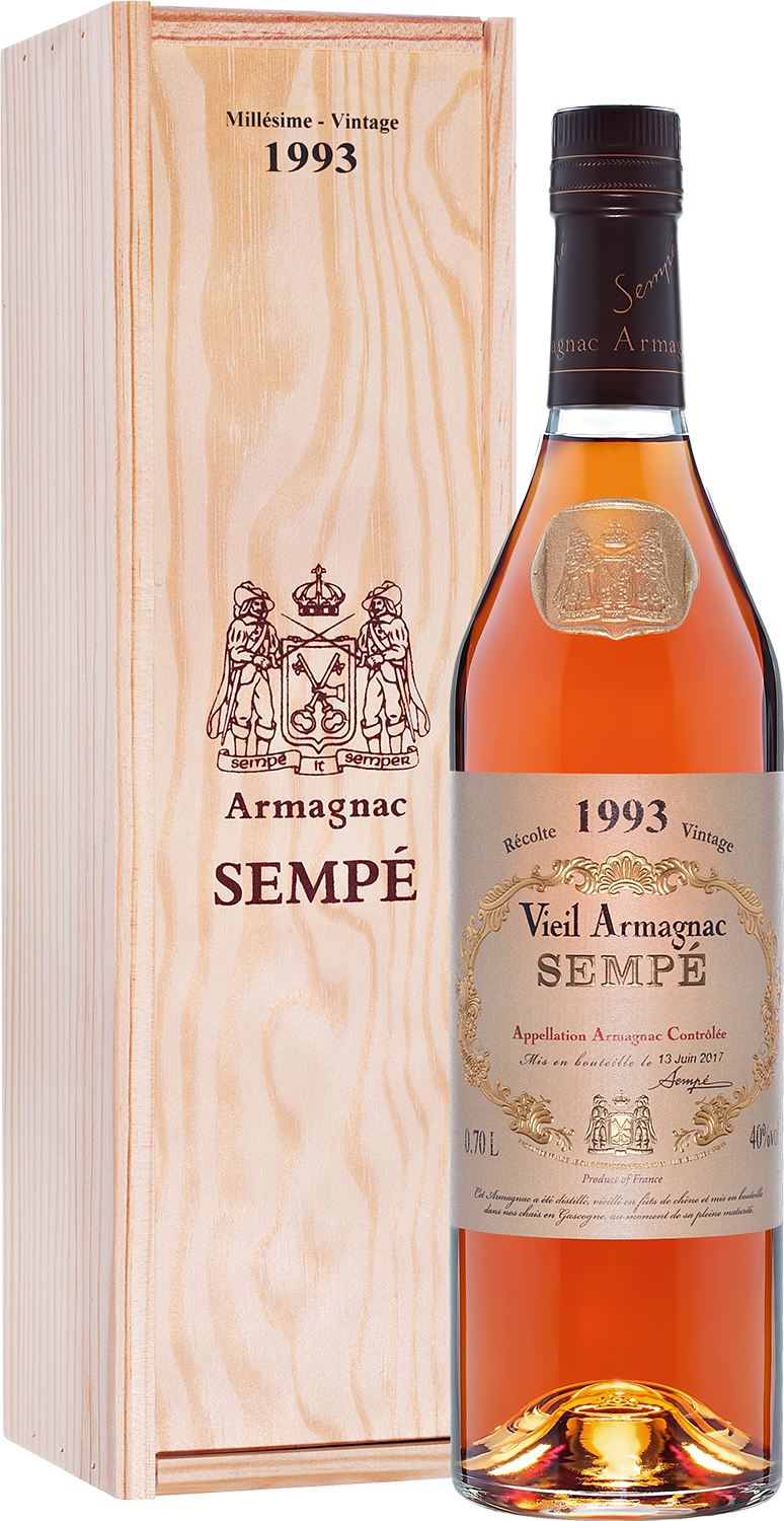 Купить Sempe Vieil Armagnac 1993, gift box в Москве