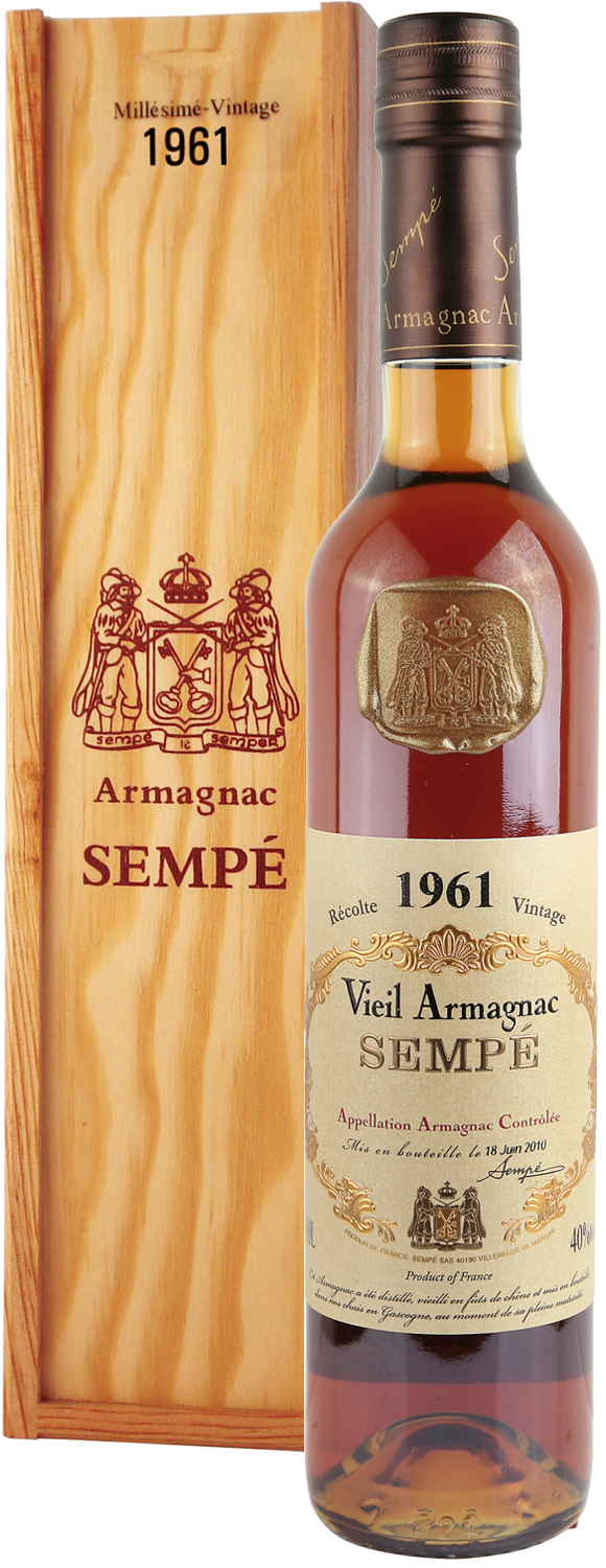 Sempe Vieil Armagnac 1961, gift box | Семпэ Вьей Арманьяк 1961, п.у.