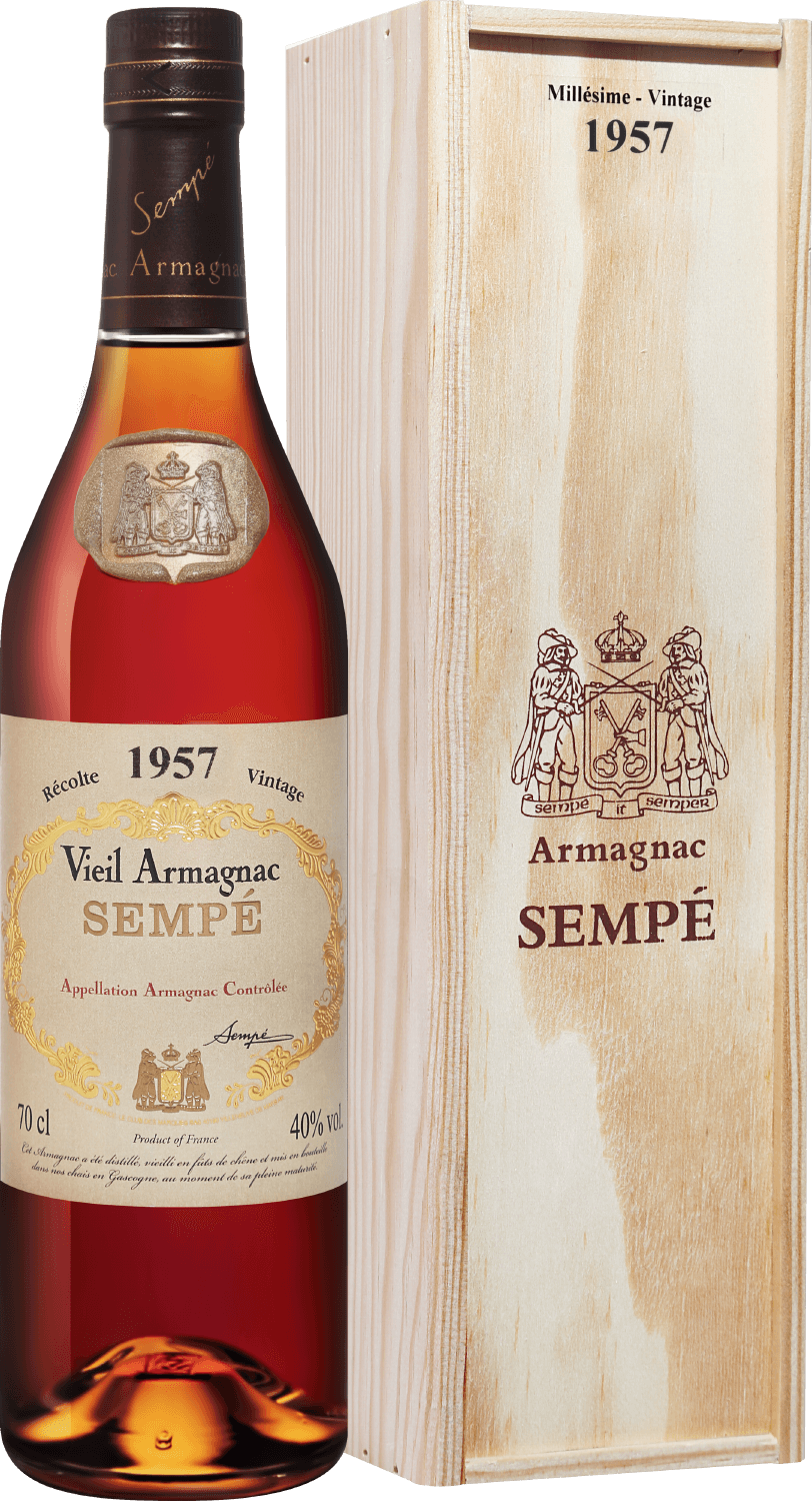 Sempe Vieil Armagnac 1957, gift box | Семпэ Вьей Арманьяк 1957, п.у.