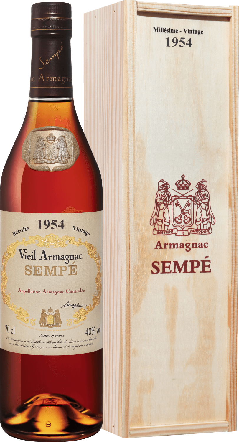 Sempe Vieil Armagnac 1954, gift box