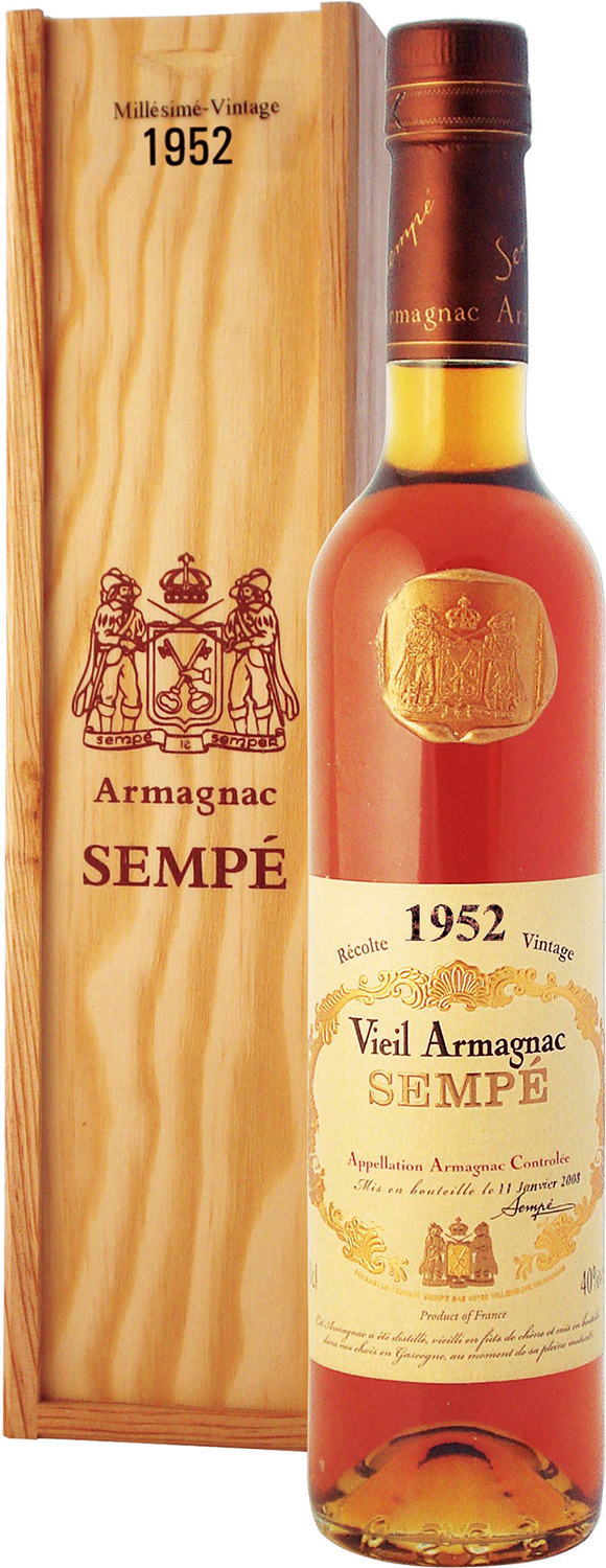 Sempe Vieil Armagnac 1952, gift box | Семпэ Вьей Арманьяк 1952, п.у.
