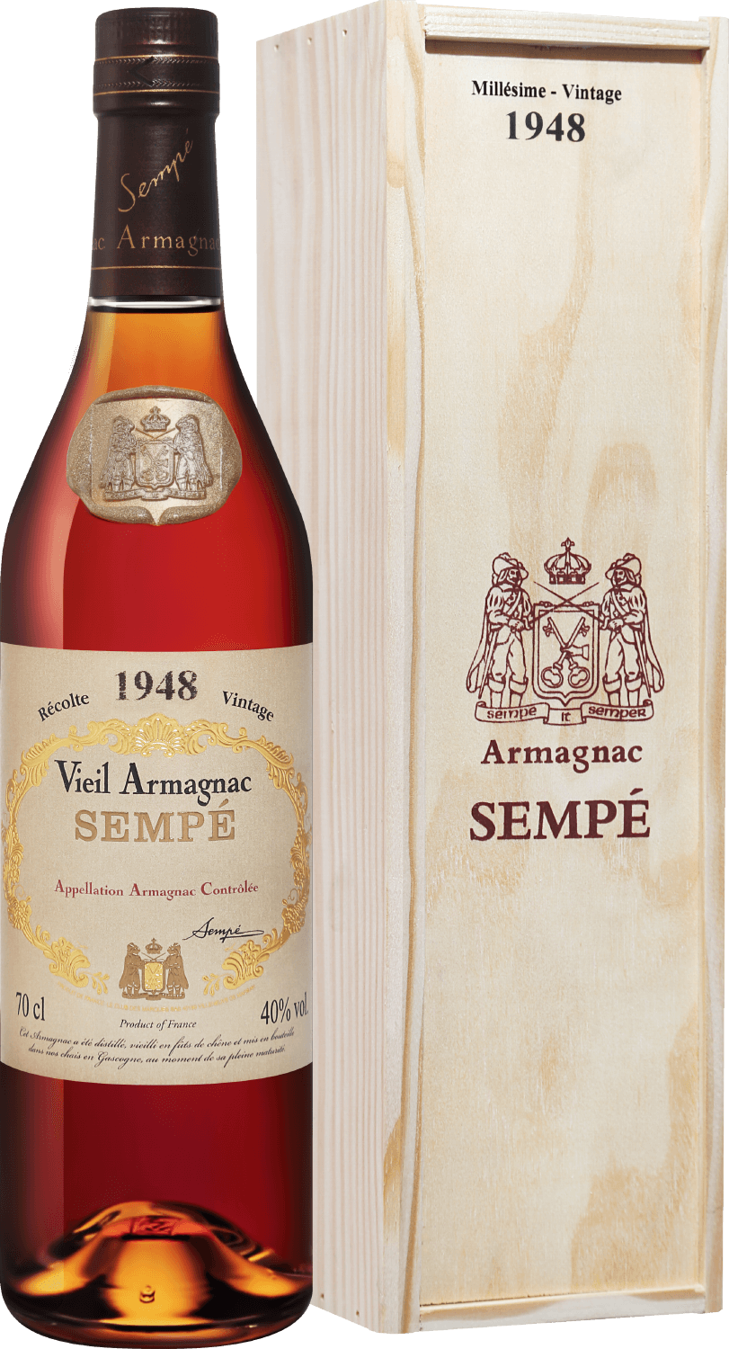 Sempe Vieil Armagnac 1948, gift box | Семпэ Вьей Арманьяк 1948, п.у.