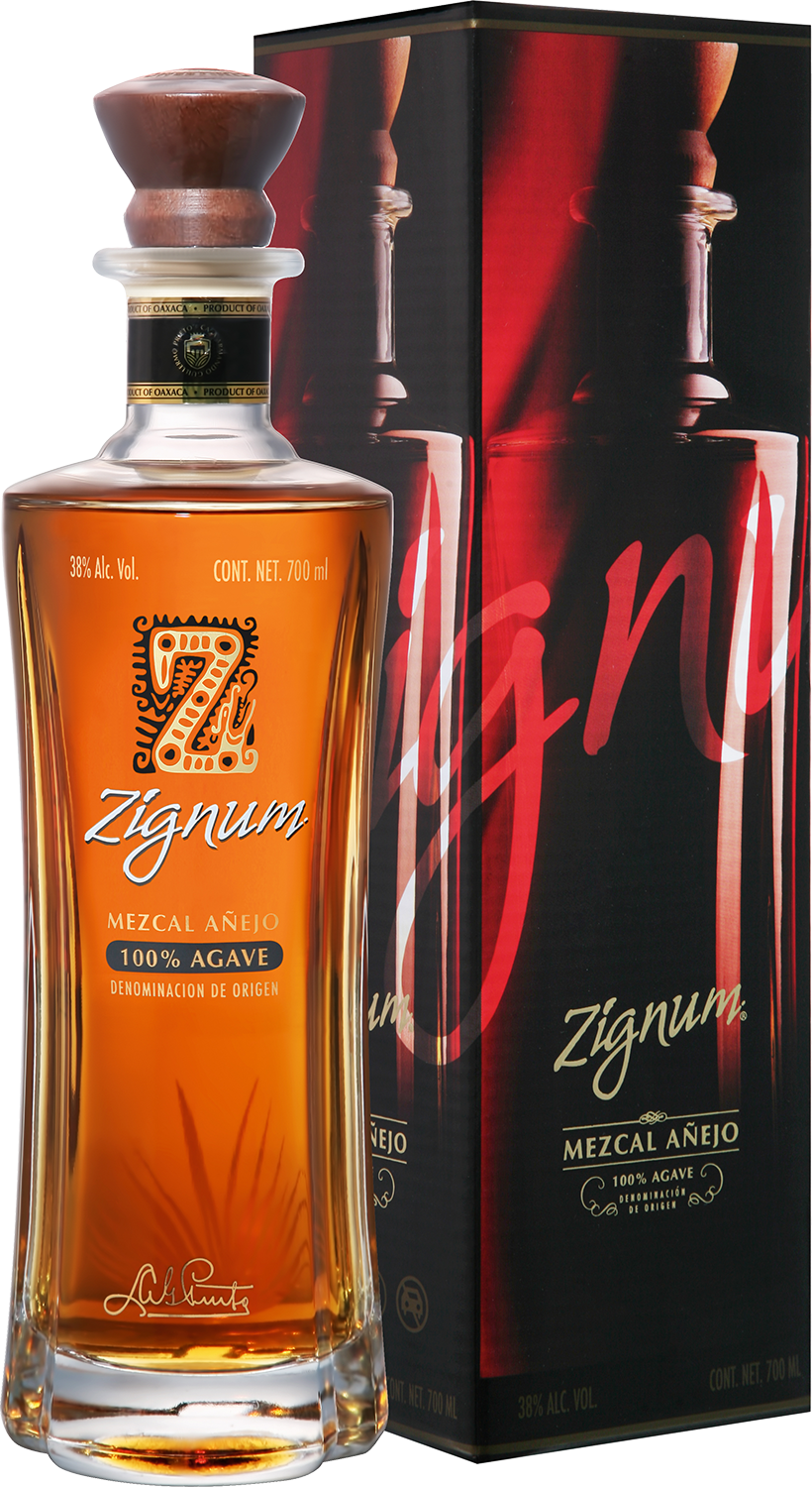 Zignum, Mezcal Anejo, gift box