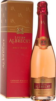 Купить Lucien Albrecht, Brut Rose, Cremant d`Alsace, gift box в Москве