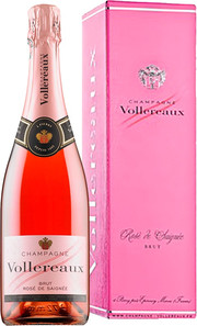 Купить Vollereaux, Brut Rose de Saignee, Champagne, gift box в Москве