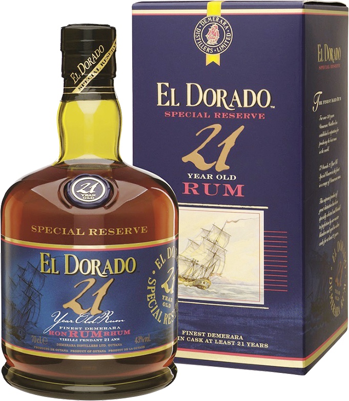Купить El Dorado, Special Reserve, 21 Years Old, gift box в Москве