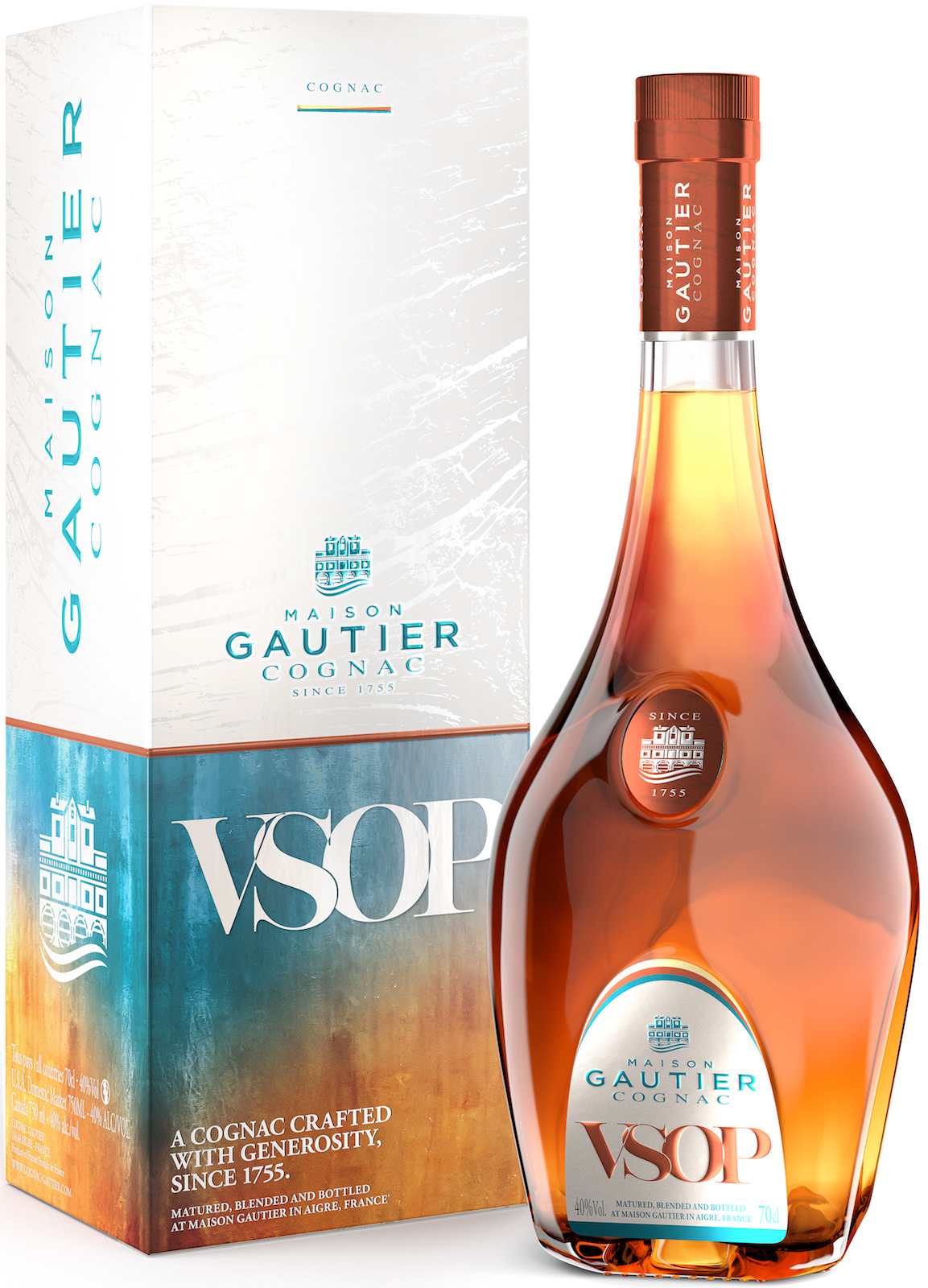 Gautier VSOP, gift box | Готье ВСОП, п.у.