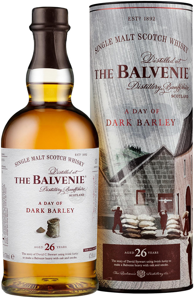 Купить Balvenie Stories Dark Barley 26 Years Old in tube в Москве