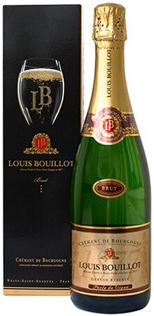 Louis Bouillot, Brut Grande Reserve, Cremant de Bourgogne, gift box