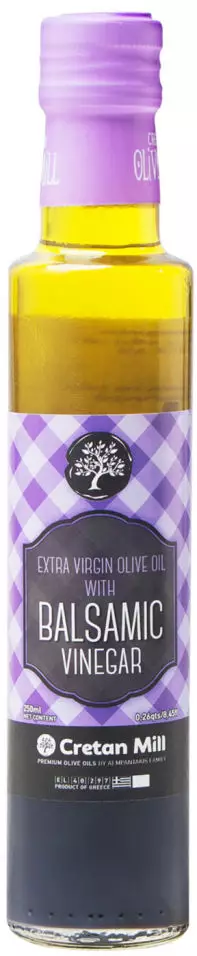 Купить Масло оливковое Cretan Mill Extra Virgin с бальзамическим уксусом – 250 мл в Москве
