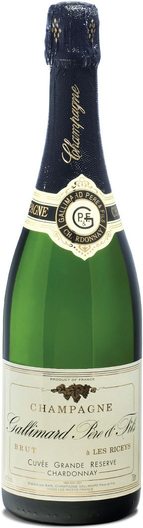 Купить Gallimard Pere & Fils Cuvee Grande Reserve Chardonnay Blanc de Blancs Brut Champagne gift box в Москве
