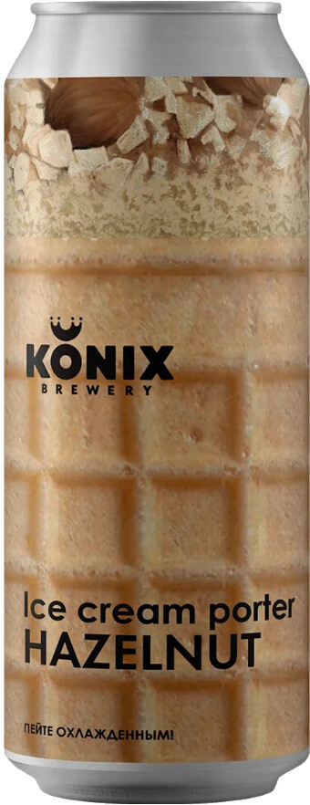 Купить Konix Brewery, Ice Cream Porter Hazelnut, in can в Москве