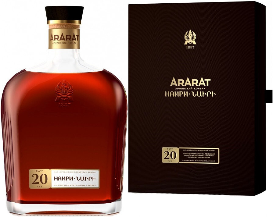 Купить Ararat Nairi 20 YO gift box в Москве