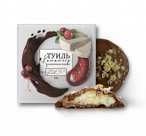 Купить Шоколадный ТУИЛЬ камамбер, клюква, фундук Craft Eco Food в Москве