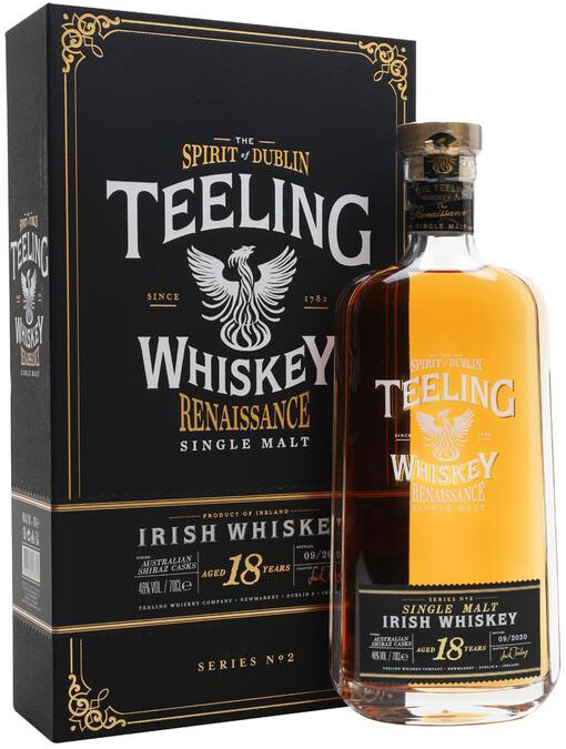 Купить Teeling Renaissance Series 3 Single Malt Irish Whiskey 18 Years Old gift box в Москве