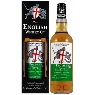 Купить English Whisky Peated Single Malt gift box 0.7 л в Москве