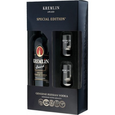 Купить Kremlin Award, gift box with 2 glasses в Москве